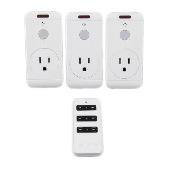 RU-01C USA American Type Plug RF Wireless Remote Control Socket for Household Appliances (1 remote c