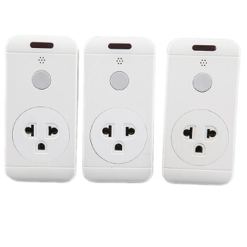 RT-01C Thailand Type Plug RF Wireless Remote Control Socket for Household Appliances (1 remote contr
