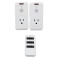 RU-01B USA American Type Plug RF Wireless Remote Control Socket for Household Appliances (1 remote c