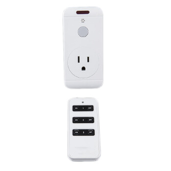 RU-01A USA American Type Plug RF Wireless Remote Control Socket for Household Appliances (1 remote c
