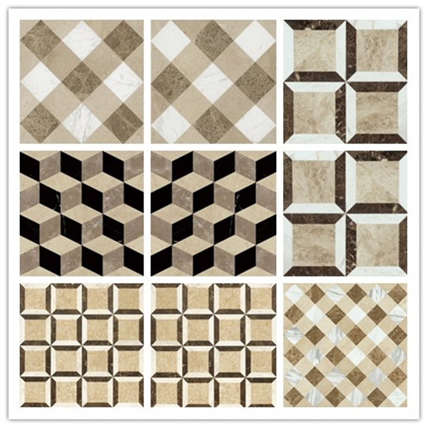 Factory supply water jet marble tile,stone mosaic marble tiles