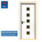 security MDF HPL single leaf flush wooden door interior moulded flush skin door