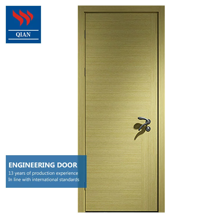 soundproof exterior engineered hpl flush laminated semi core wood doors(HD-TA012)