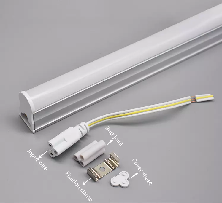 Fluorescent Tube Lamp Replacements Aluminum PC 2ft 9W 900LM Integrated T5 LED Tubes Light Fixture 600mm