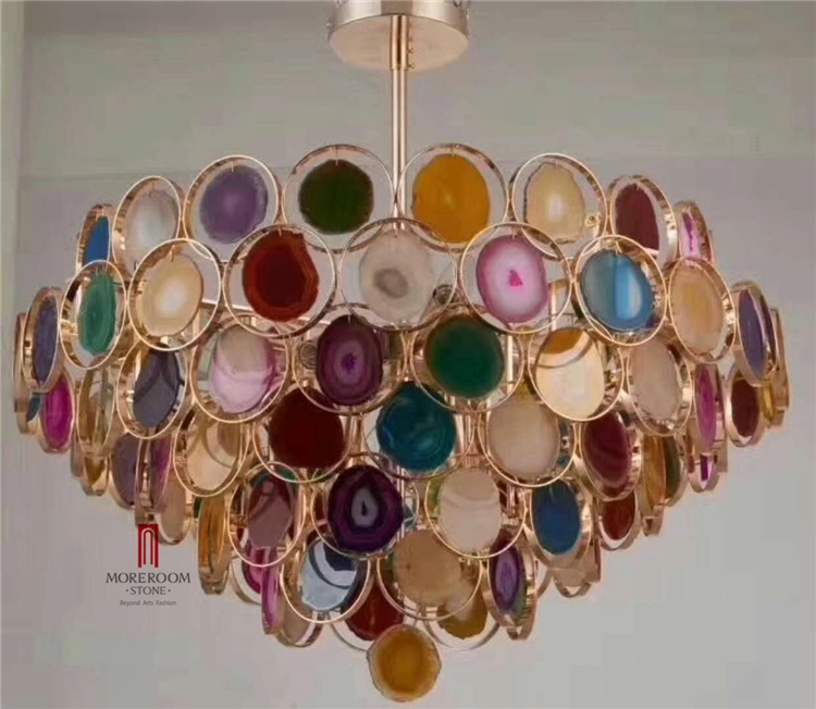 bedroom decor Luxury lighting agate furniture price