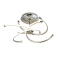 European Stylish Arc Design Modern Surface Mounted LED Ceiling Lighting for Kitchen Bedroom