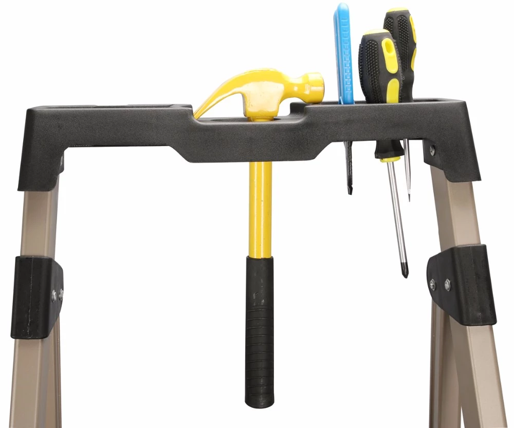 Aluminium Lightweight Combination Step Ladder Multi-use with Foot Platform