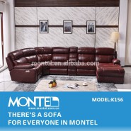 2016 new design modern living room italian corner sofa set