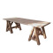 Hotel Home Furniture Pine Timbers Vintage Salvaged Wood Concrete Beam Rectangular Dining Table