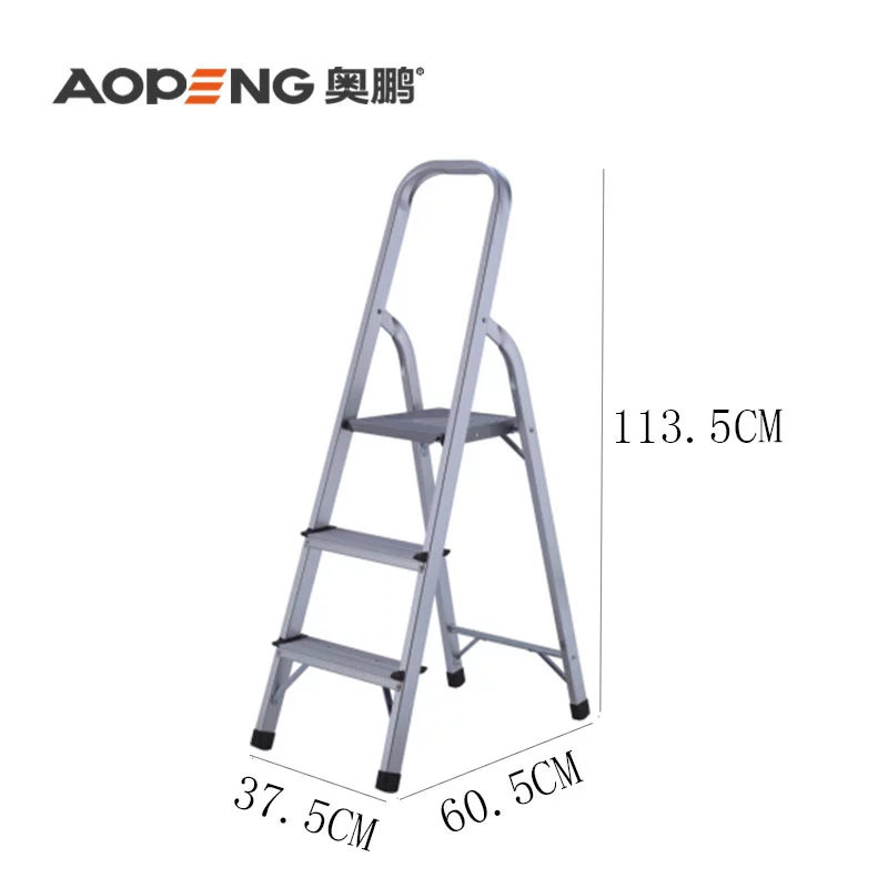 Portable folding aluminum ladder for household use AP-2333