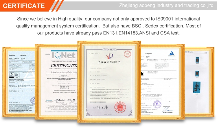 aluminum material work platform ladder with fishing platforms outdoor AP-801B