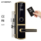 Good Management Model Low Voltage Supplying Electronic RFID Cards Hotel Door Lock 