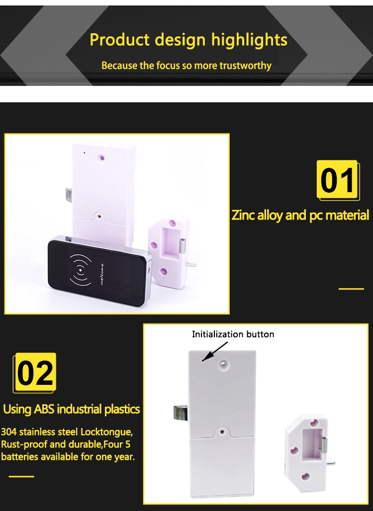 High-end RFID Digital sauna spa room lock Electronic cabinet safe lock smart lock