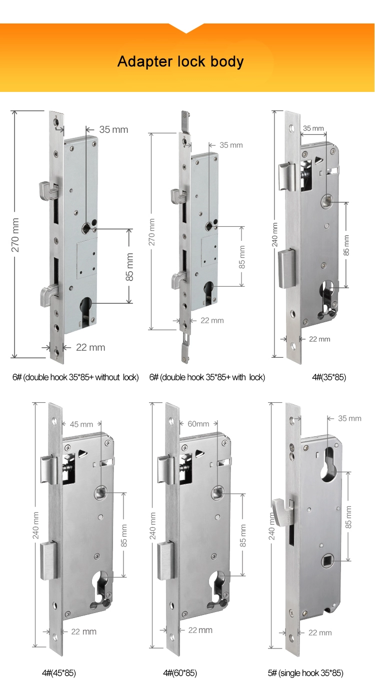 Password lock broken bridge aluminum sliding door intelligent electronic password lock aluminum alloy narrow door lock