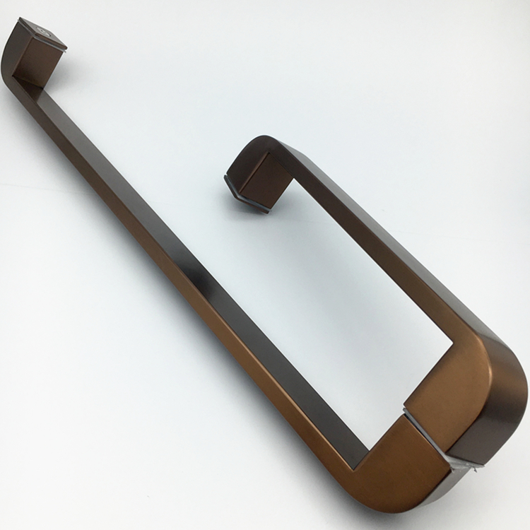 8mm-12mm thick toughened glass for glass stainless steel door handle