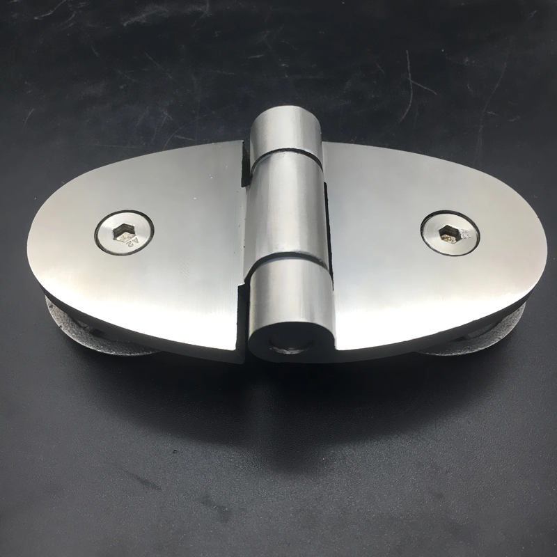 stainless steel 180 degrees glass clamp hinge door fitting
