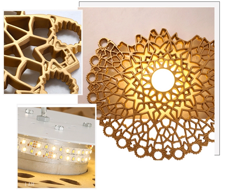 Contemporary Lighting resin led lamp living room hobby surface mounted led ceiling light