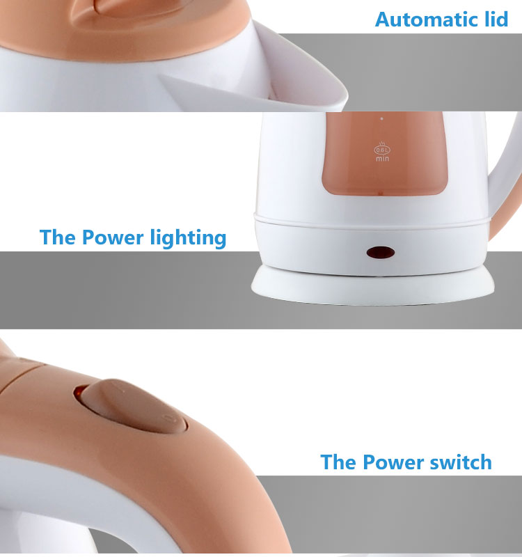 Electric Supplies Water Heater Plastic Electric Tea Kettle