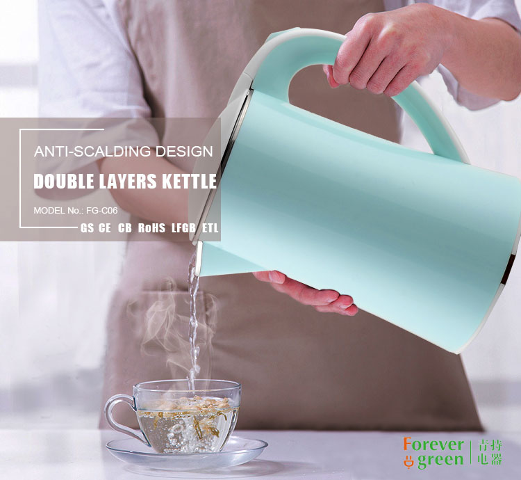 Electric appliance 360 degree 1.8L big capacity boiling electric kettle