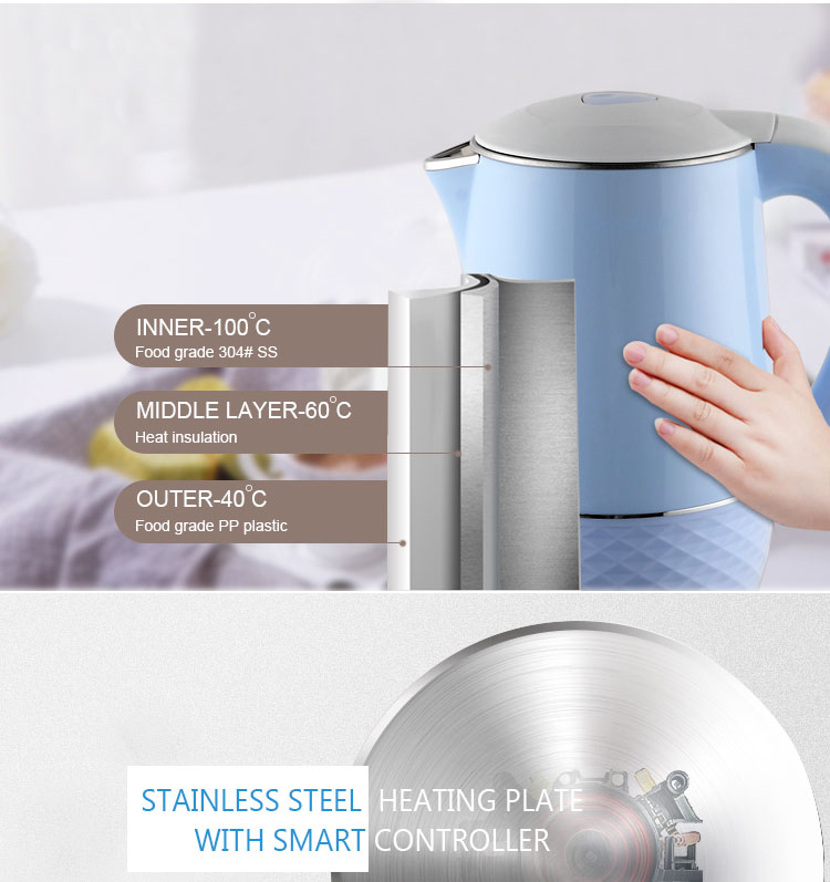 Pink Fancy Household electric kettle stainless steel electric kettle