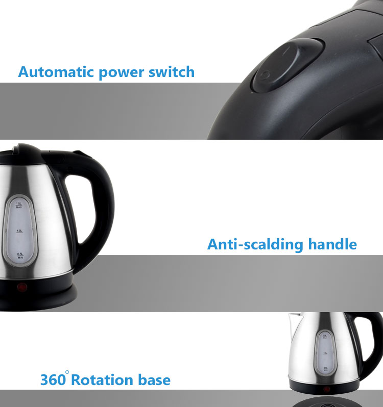 Electric Kettle small appliance SS water kettle 2017