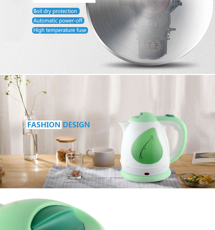 low price popular elegant cordless electric kettle 220V