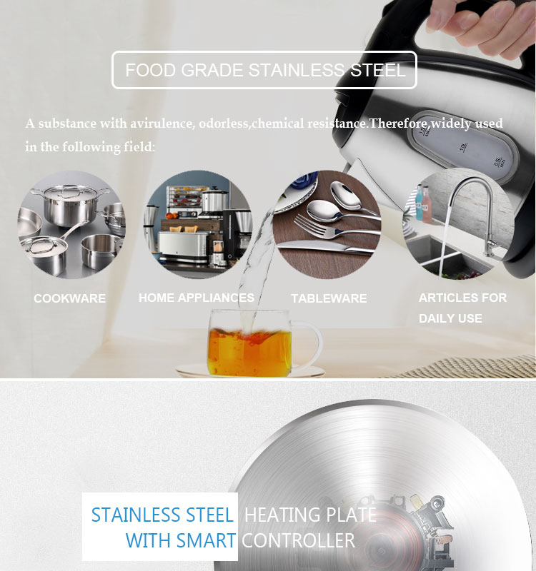 Electric Kettle small appliance SS water kettle 2017