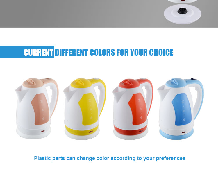 Electric Supplies Water Heater Plastic Electric Tea Kettle