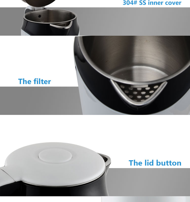 Daily home use convenient stainless steel electric kettle for home