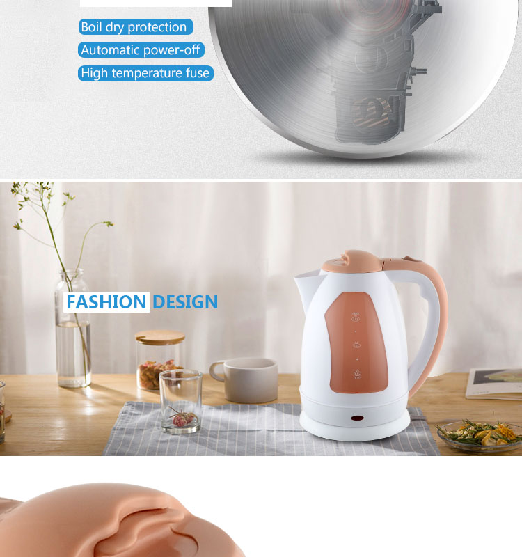 Electric Supplies Water Heater Plastic Electric Tea Kettle