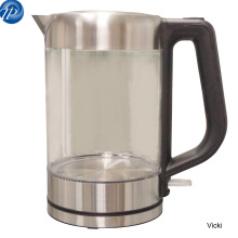 Electric glass kettle with CE for tea or coffee