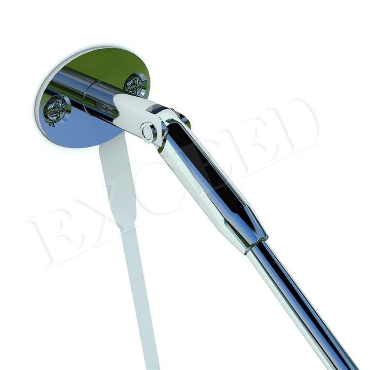 Stainless steel hardware residential fremless tempered glass awning canopies