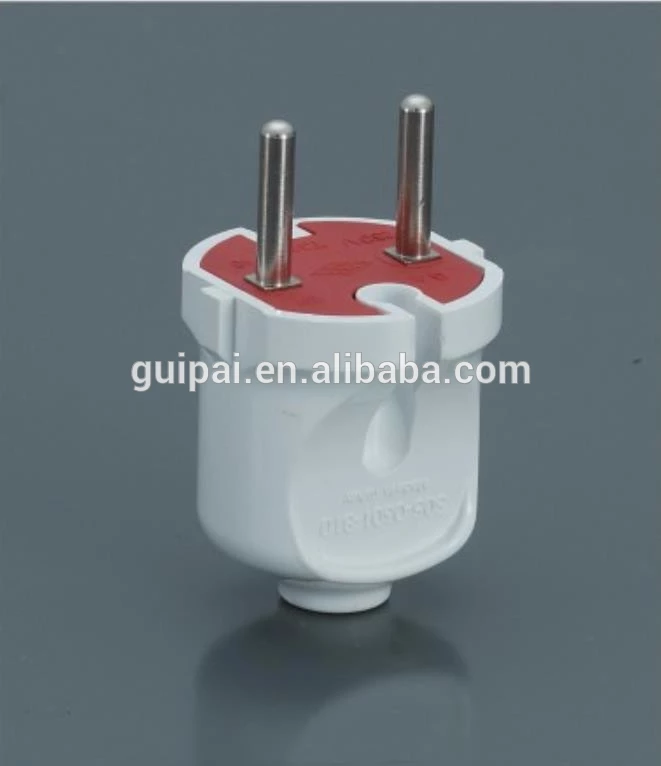 Egypt type 2 pin male and female 16A power plug outlet