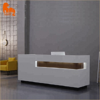 modern standard size reception desk, modern office used reception desk 