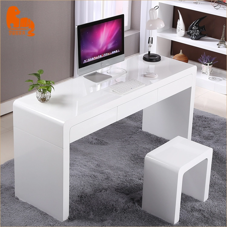 Simple rich style design furniture efficient wood computer table