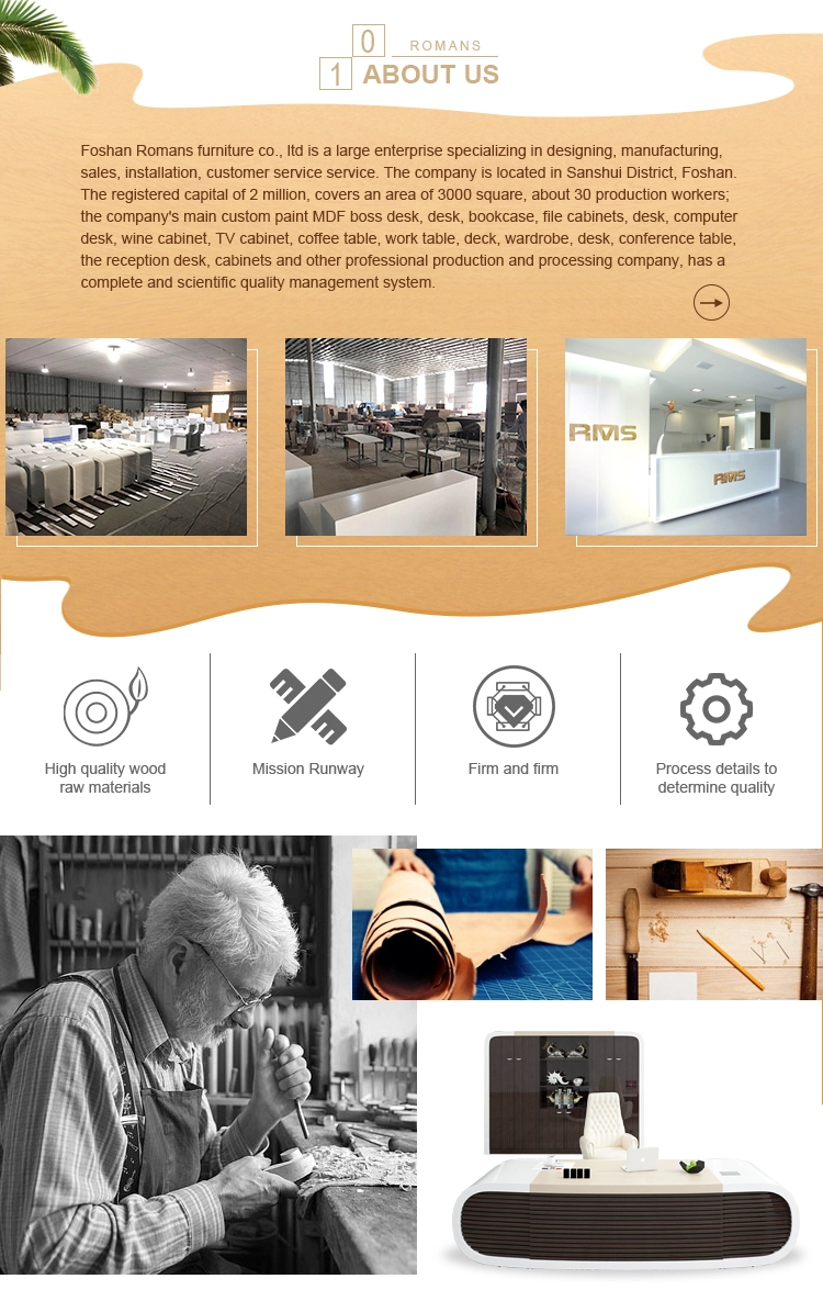 Small half round reception desk, semi-circle marble top reception desk