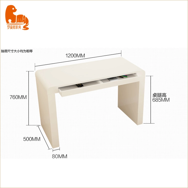 custom stickers modern round office desk office computer table design