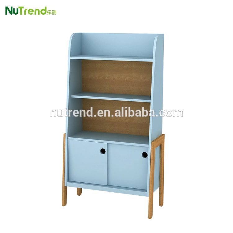 High quality kids toy cabinet wooden home kids room furniture toy storage