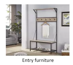 Modern wood small Kids toy storage racks with simple design