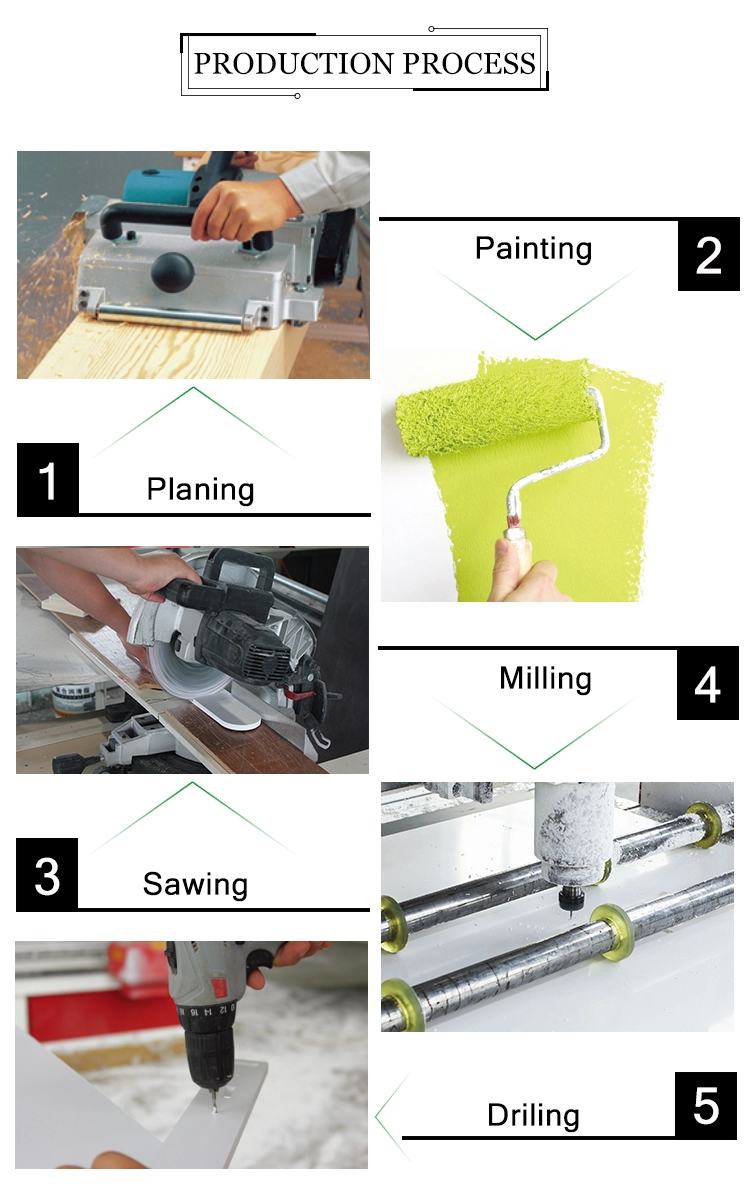 White High Density Rigid Polyurethane Foam Board Pvc Sheet 3mm