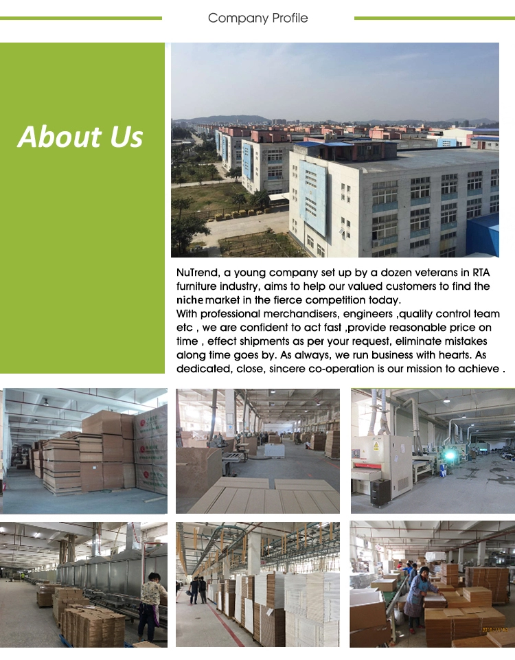 Good quality wooden modern kitchen cart with wheels design