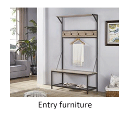 Good quality wooden modern kitchen cart with wheels design