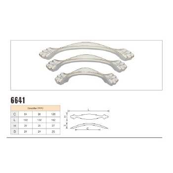 Zinc alloy handle 6638