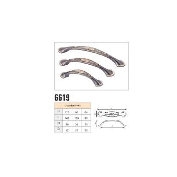 zinc alloy handle 6613