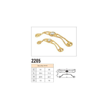 zinc alloy handle 2205