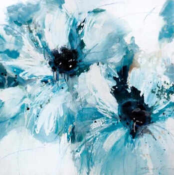 OIL PAINTING FLOWER 32″W *32″H (82*82 CM)