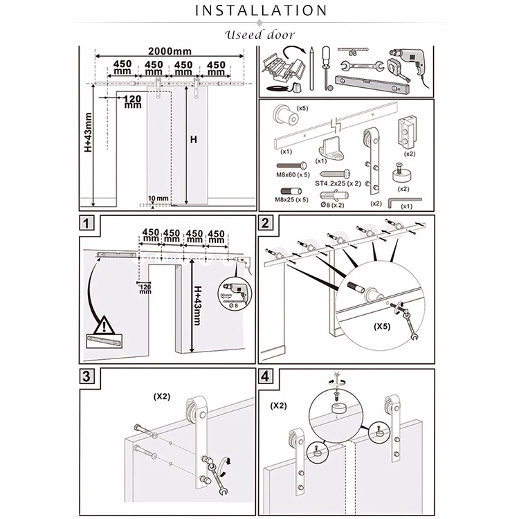 Cheap pvc membrane foil  barn door with hardware wood sliding door latest design for bedroom