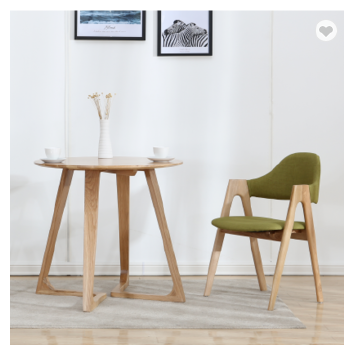 Modern simple solid wood round table white oak tea table hotel household coffee table 
