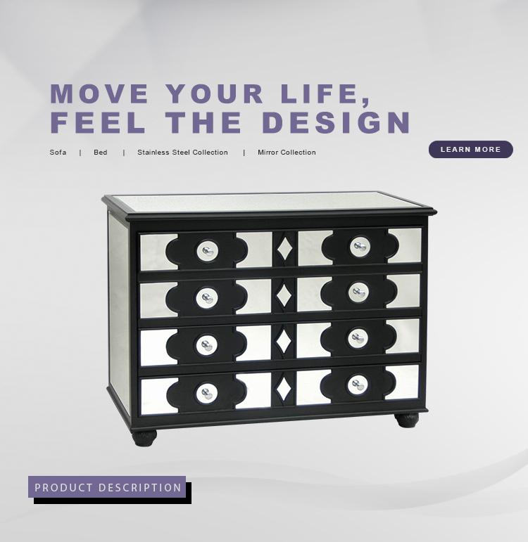 Alibaba best sellers classical furniture mirrored side table