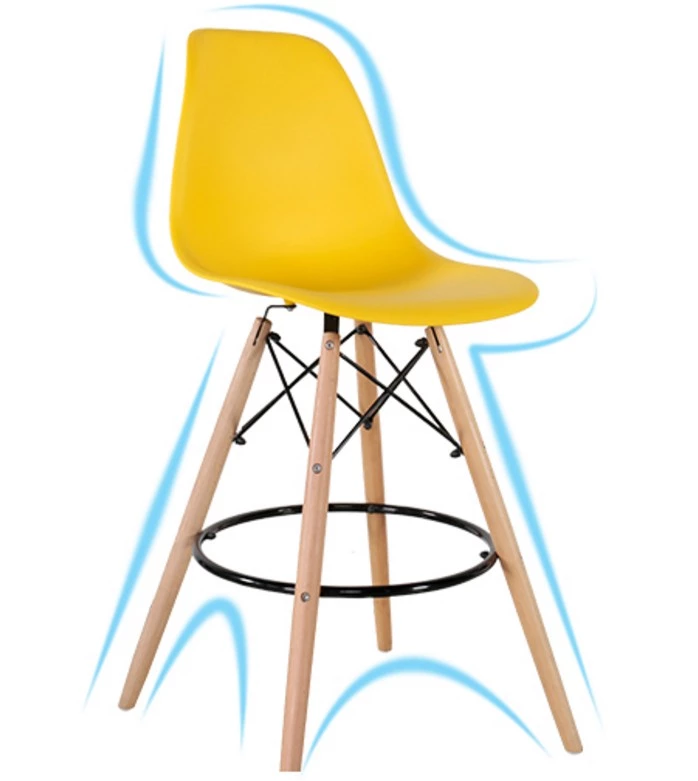 Sweet design Economical Plastic High Bar Chairs